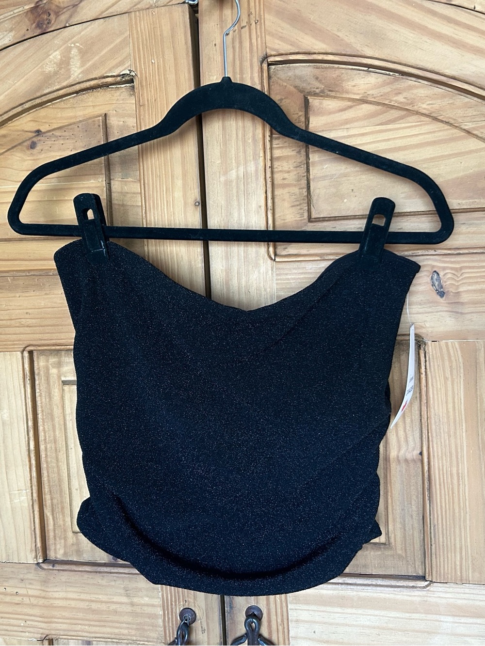 ANTISTAR Strapless Sparkly Tube Top